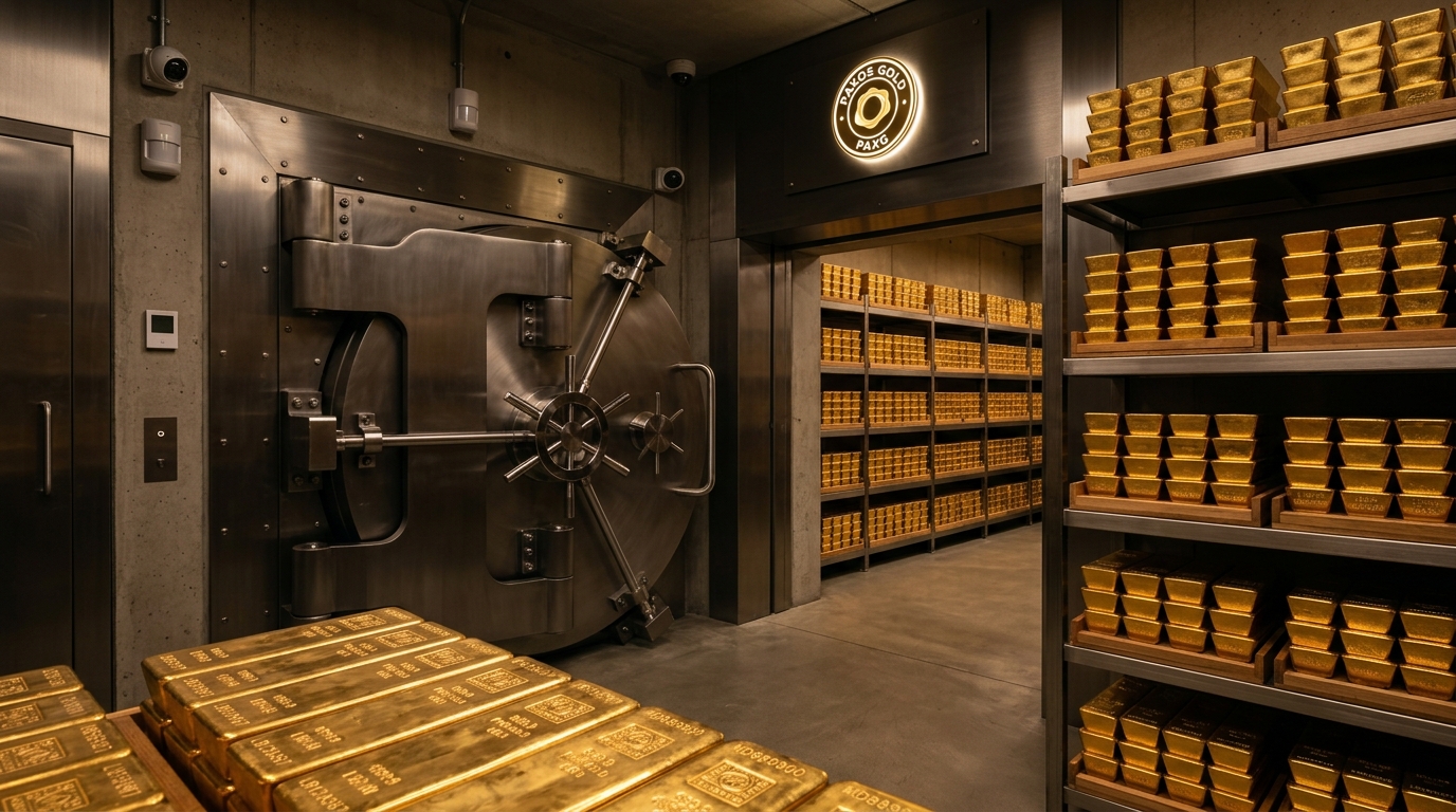 London LBMA Vault - Paxos Gold PAXG Physical Bullion Backing
